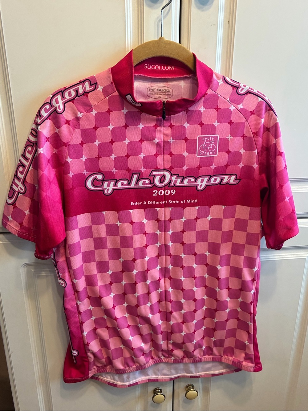 2009 Cycle Oregon Commemorative cycling jersey, manufactured by Sugoi, Size: L